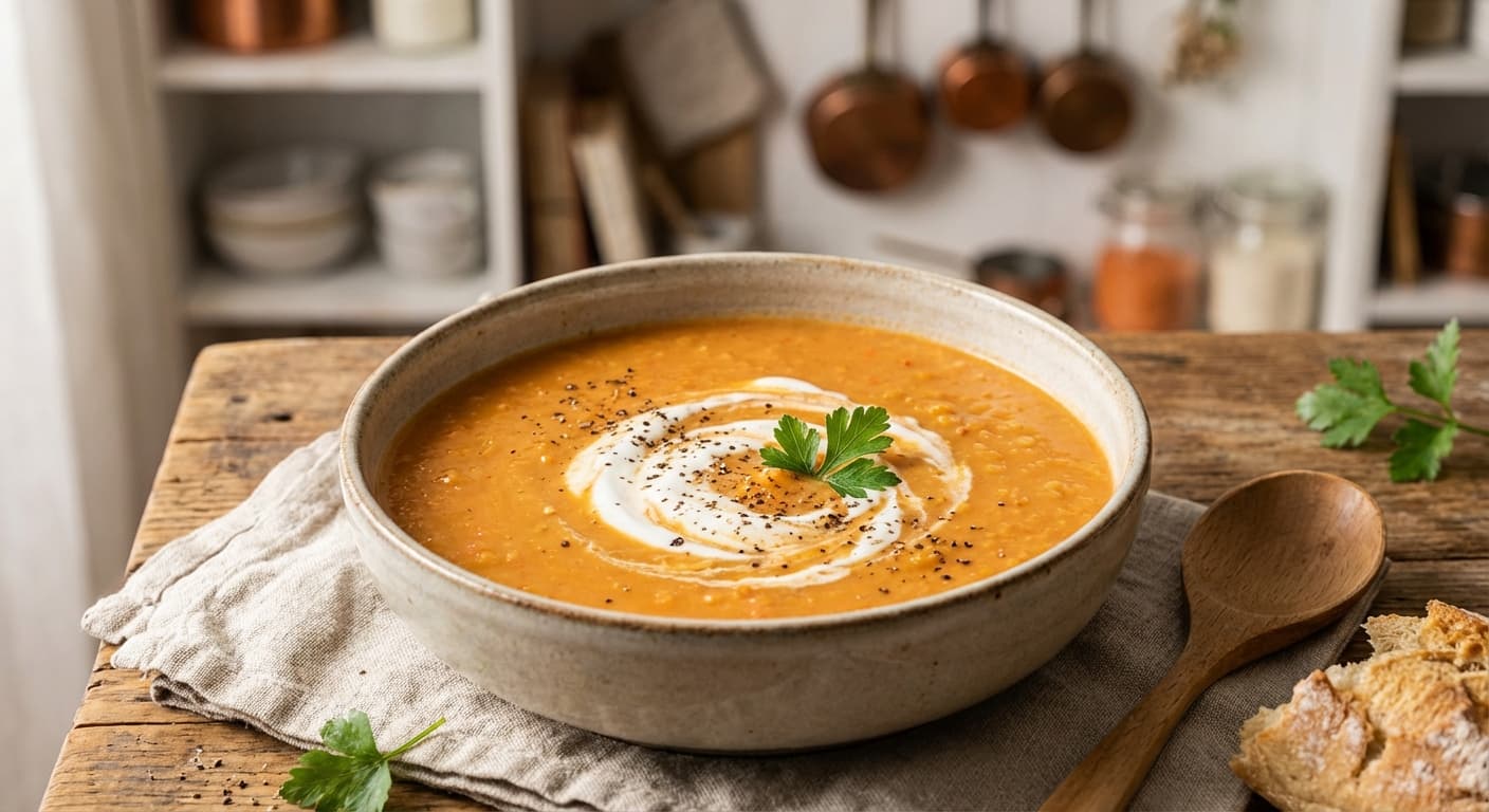 Rote Linsensuppe
