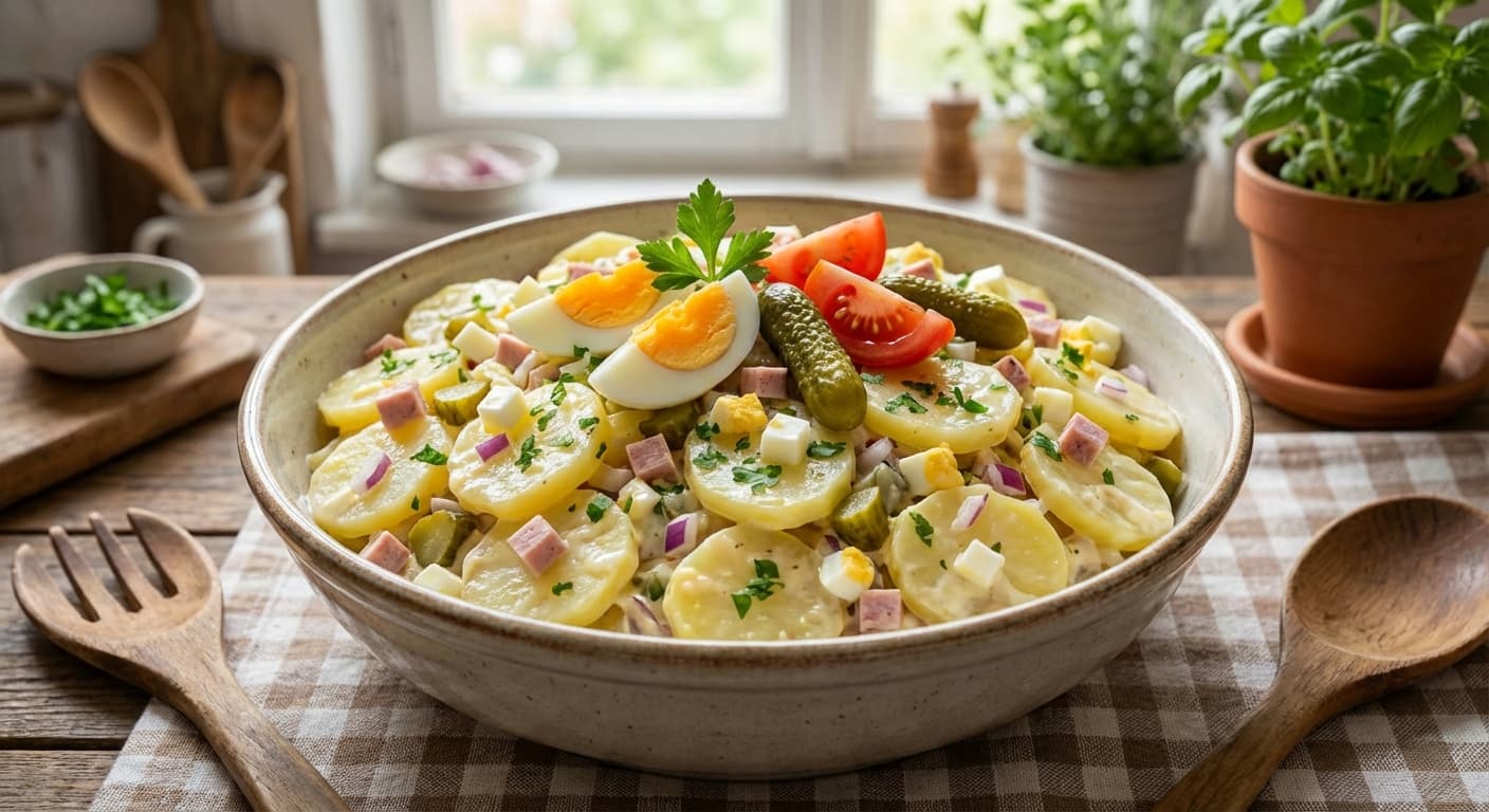 Kartoffelsalat mit Mayonnaise