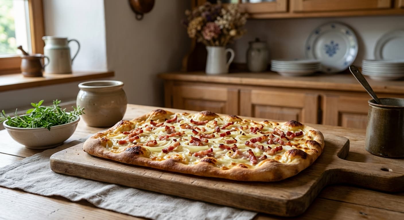 Elsässer Flammkuchen